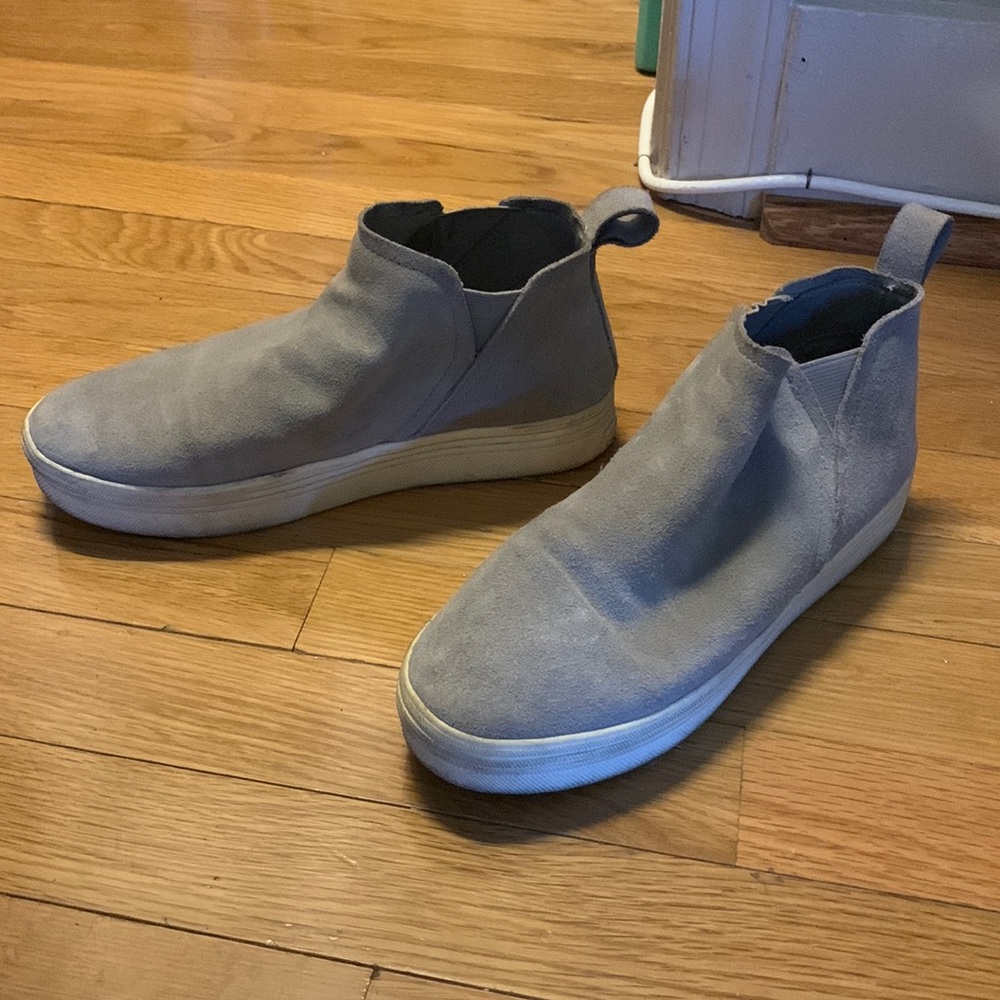Dolce vita gray Tate high top suede sneakers